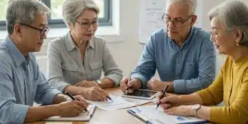 Group discussing 2025 federal benefit updates and Social Security changes