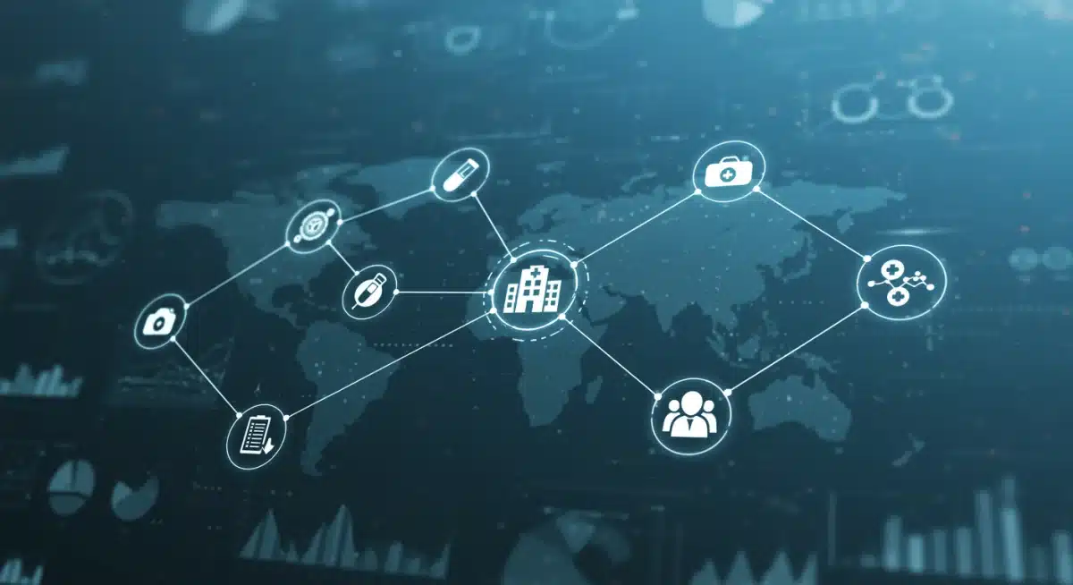 Digital representation of interconnected healthcare data and compliance