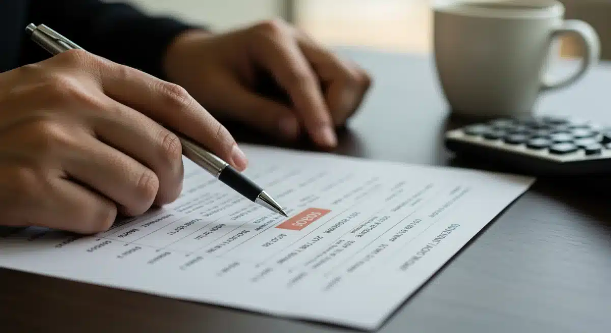 Person reviewing 401(k) contribution limits and financial documents for 2025