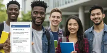 Diverse students optimistically applying for federal student aid for 2026.