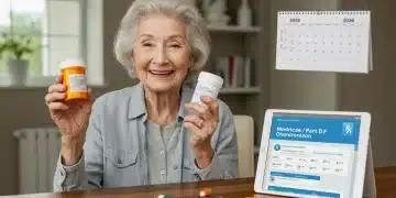 Smiling senior woman understanding 2026 Medicare Part D changes and prescription drug savings.