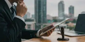 Small business owner reviewing legislative impact on finances for 2026