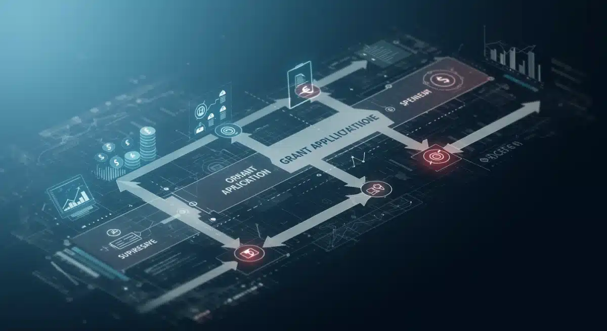 Infographic illustrating the federal grant application roadmap