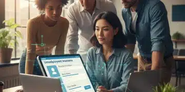 People applying for unemployment insurance online in 2026