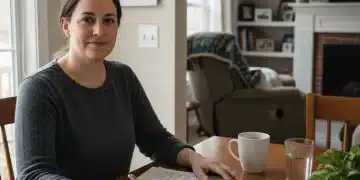 Person reviewing disability benefit application documents for 2026