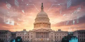 United States Capitol building at dawn, symbolizing legislative action and future policy.