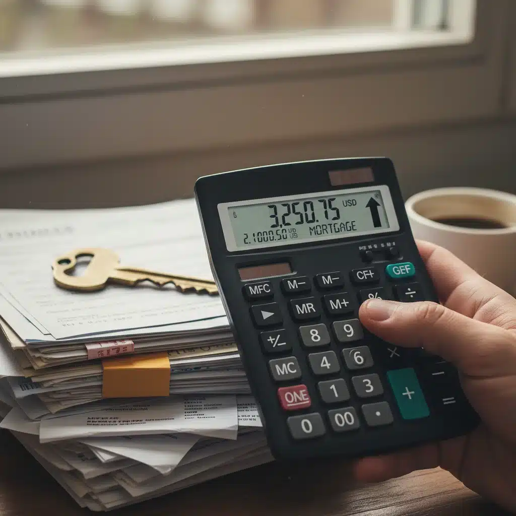 Calculator showing increased mortgage payments due to 2026 Federal Reserve interest rate hike.